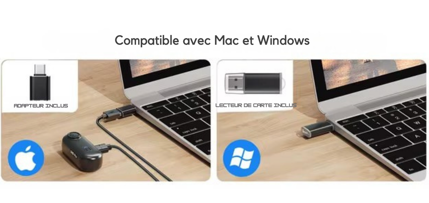 ClipCam Mini camera portative magnétique